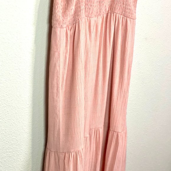 Boho Chic Pink Textured Maxi Dress - Effortless Style by Speechless, Size Small - Picture 8 of 8